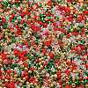 4 Colors 15/0 Christmas TOHO Round  Seed Beads SEED-X0058-30-2
