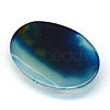 Oval Dyed Natural Striped Agate/Banded Agate Cabochons G-R349-30x40-11-3