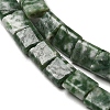 Natural Green Spot Jasper Beads Strands G-F762-A21-01-4