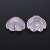 Transparent Baking Painted Imitation Jade Glass Pendants DGLA-Q025-001A-1