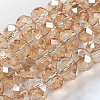 Electroplate Glass Beads Strands EGLA-D020-8x5mm-71-1