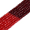 Transparent Glass Beads Strands GLAA-N074-01A-19-2