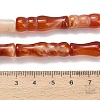 Natural Banded Agate Beads Strands G-Z144-A01-02A-5