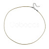 Waxed Cotton Cord Necklace Making X-MAK-S034-024-2