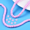 Handmade Polymer Clay Beads Strands CLAY-R089-6mm-057-7