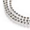Brass Rhinestone Strass Chains CHC-S6-17S-1-2