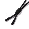 Natural Tiger Eye Triskele/Triskelion Pendant Necklace with Nylon Cord for Women NJEW-E091-01C-5