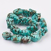 Natural Magnesite Beads Strands G-K249-01A-2