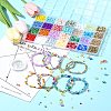 DIY Alloy & Polymer Clay & Glass Earring/Bracelets Jewelry Making Kits DIY-FS0007-29-10