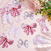 Bowknot Polyester Embroider Thread Iron on/Sew On Patches PATC-HY0001-63-4