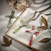 3Pcs 3 Style Zinc Alloy Enamel Big Pendants FIND-NB0004-93-5