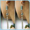 8Pcs 2 Colors Brass Earring Nuts FIND-ME0001-12-3