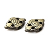 Tibetan Style Rack Plating Brass Bead KK-Q805-29AB-2