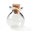 Lucky Bag Shape Glass Cork Bottles Ornament AJEW-A039-02B-2
