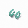 Spray Painted Alloy Cuff Rings RJEW-T011-04-RS-4