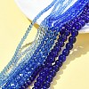 Electroplate Glass Beads Strands EGLA-FS0001-42D-7