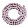 Opaque Glass Beads Strands GLAA-T032-P4mm-MD07-3