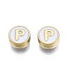Alloy Enamel Beads X-ENAM-N052-006-01P-RS-2