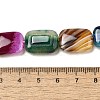 Natural Striped Agate/Banded Agate Beads Strands G-B137-B01-01A-5