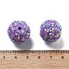 Acrylic Rhinestone Ball Beads OACR-A035-01M-3
