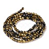 Electroplate Glass Beads Strands LS-GLAA-H021-01B-HP04-4