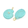 Synthetic Turquoise Pendants G-H353-02G-09-2