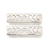 Rack Plating Brass Moon Phase Bar Pendants KK-H756-01P-A-4