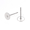 Non-Tarnish 304 Stainless Steel Stud Earring Findings A-STAS-D448-088P-6mm-2