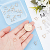 Brass Stud Earring Findings FIND-BC0003-69-3