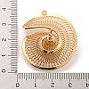 Rack Plating Brass Hollow Pendants KK-P244-05KCG-3