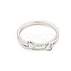 304 Stainless Steel Finger Ring with Rhinestone RJEW-Q779-02P-2