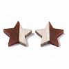 Resin & Wood Cabochons RESI-R425-02-3