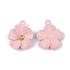 Spray Painted Alloy Pendants PALLOY-N0147-03C-2