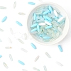 100G Opaque Colours Glass Seed Beads GLAA-YW0005-23D-1
