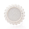 Adjustable Alloy & Iron Bezel Cup Ring Base with Rotatable Tray MAK-T012-11S-2
