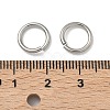 Tarnish Resistant 304 Stainless Steel Open Jump Rings STAS-R065-38-5