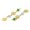 Glass Beaded Pendants KK-P242-18G-02-2