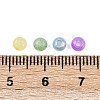 Mixed Color Imitation Cat Eye Glass Round Seed Beads SEED-NH0003-01A-M-4