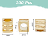 100Pcs Rack Plating Brass Beads KK-GO0001-63-2