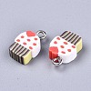 Handmade Polymer Clay Charms X-CLAY-T016-61-3