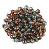 Frosted Baking Painted Glass Beads DGLA-N005-8mm-10-2