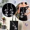 Polyester Embroidery Flower Lace Appliques DIY-WH0504-262-6