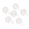 Transparent acrylic beads X-PL526_8MM-3