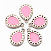 UV Plating Acrylic Pendant Rhinestone Settings OACR-R252-03-07LG-1