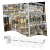 200Pcs 2 Styles Plastic Pegboard Hooks Stoppers FIND-FH0011-20-6