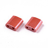 FGB 2-Hole Glass Seed Beads X-SEED-S031-L-ST125-3