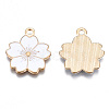 Alloy Enamel Pendants X-ENAM-S121-115-3