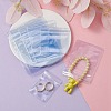60Pcs 3 Sizes Rectangle PVC Resealable Packaging Bags OPP-YW0001-02-5