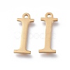 Ion Plating(IP) 304 Stainless Steel Charms STAS-K215-03G-2