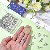 100Pcs Tibetan Style Alloy Pendants TIBEP-SC0003-43-3